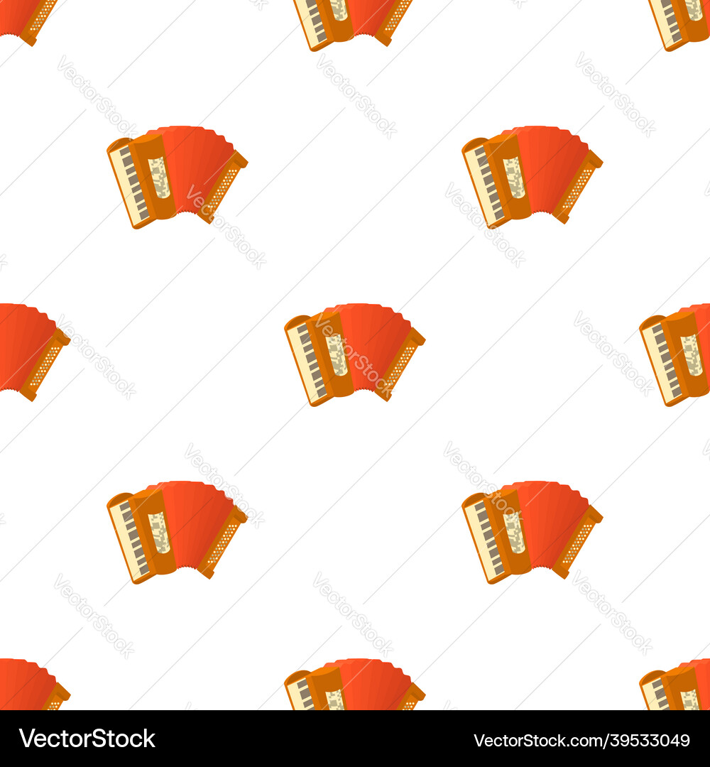Accordion pattern seamless Accordion pattern seamless Vector Image