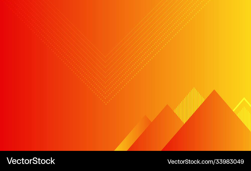 Dynamic orange background gradient abstract Dynamic orange background gradient abstract vector image
