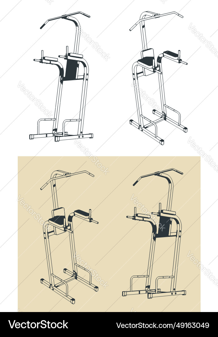 Exercise machine Vector Image