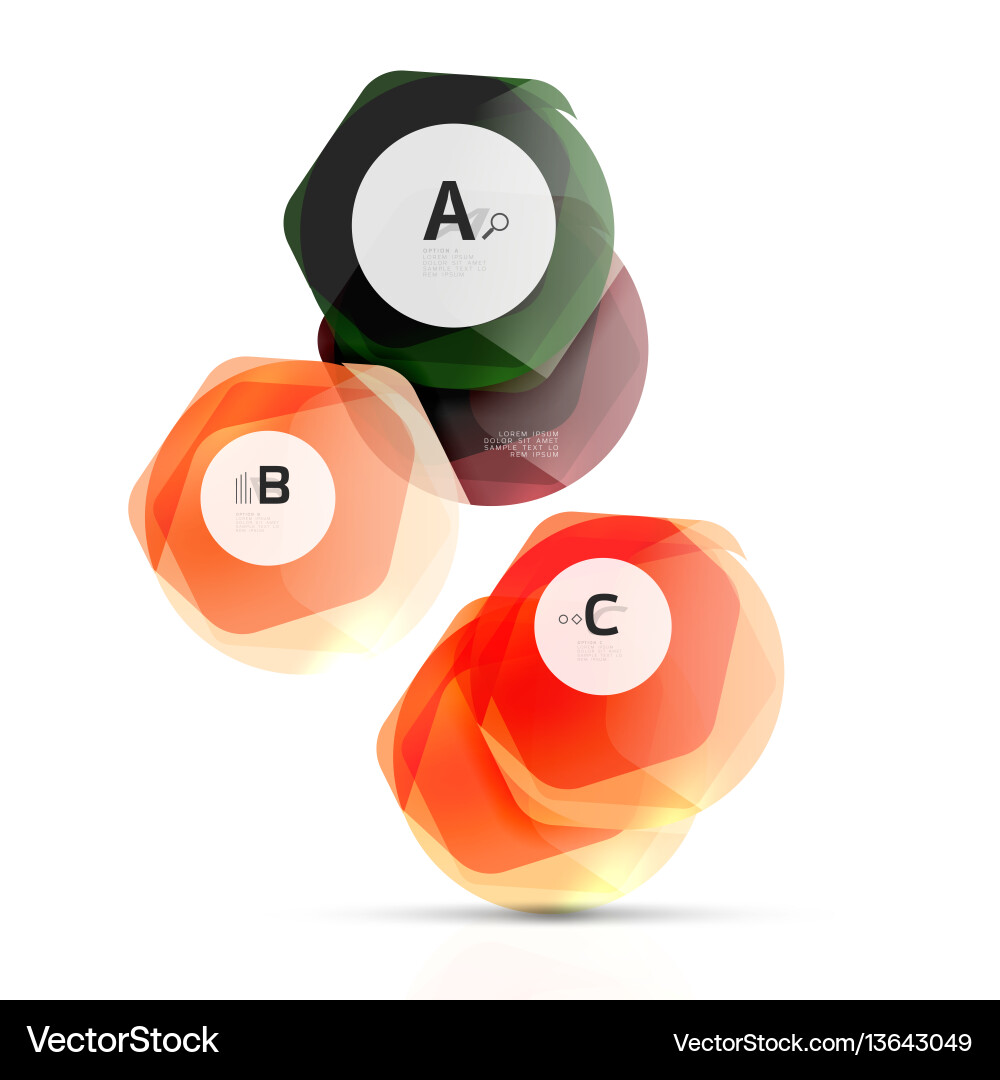Geometrical hexagons abstract background Geometrical hexagons abstract background vector image