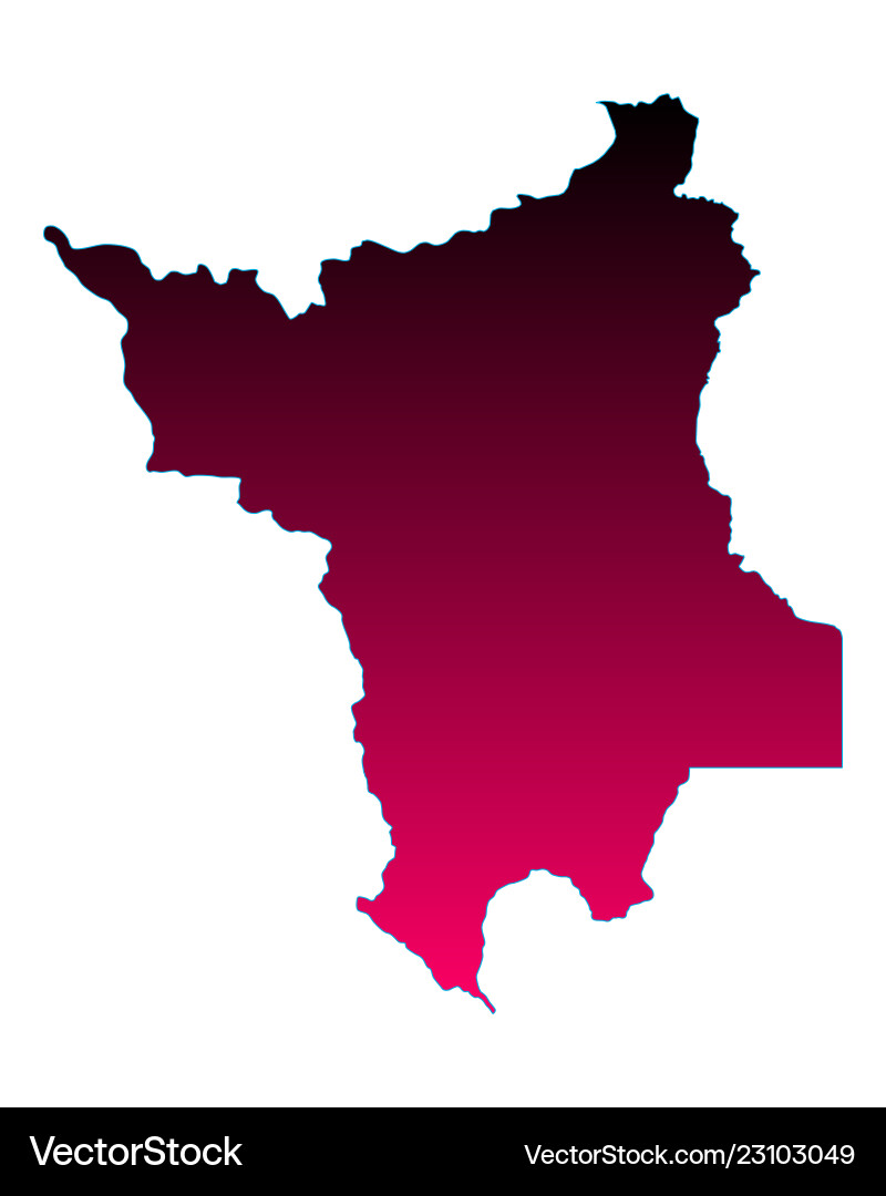 Map of roraima Vector Image