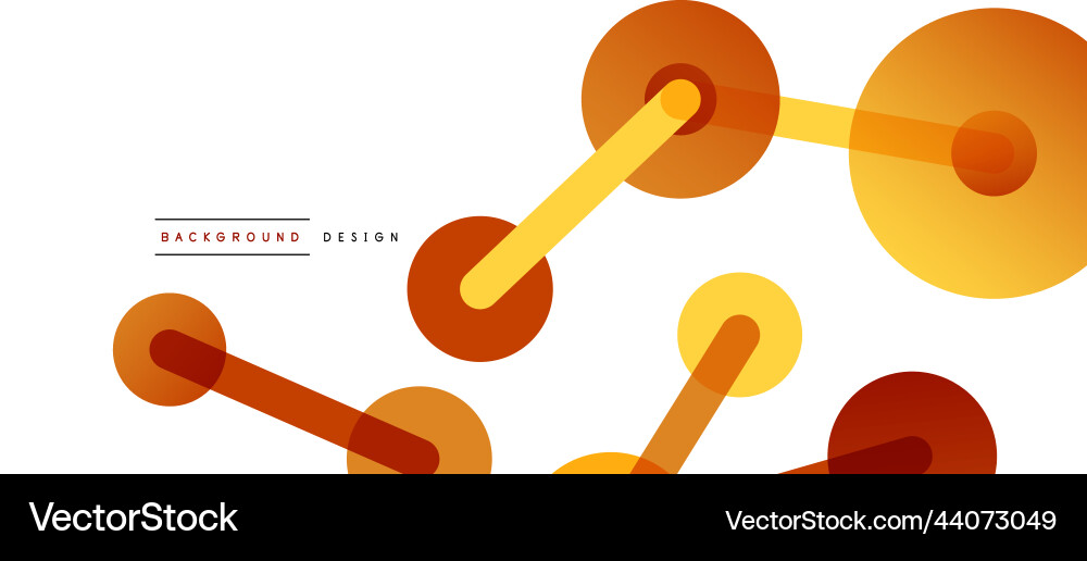 Network concept abstract background dots Vector Image