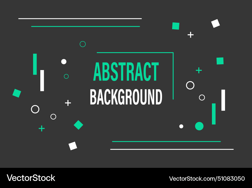 A banner displaying colorful design with text A banner displaying colorful design with text vector image
