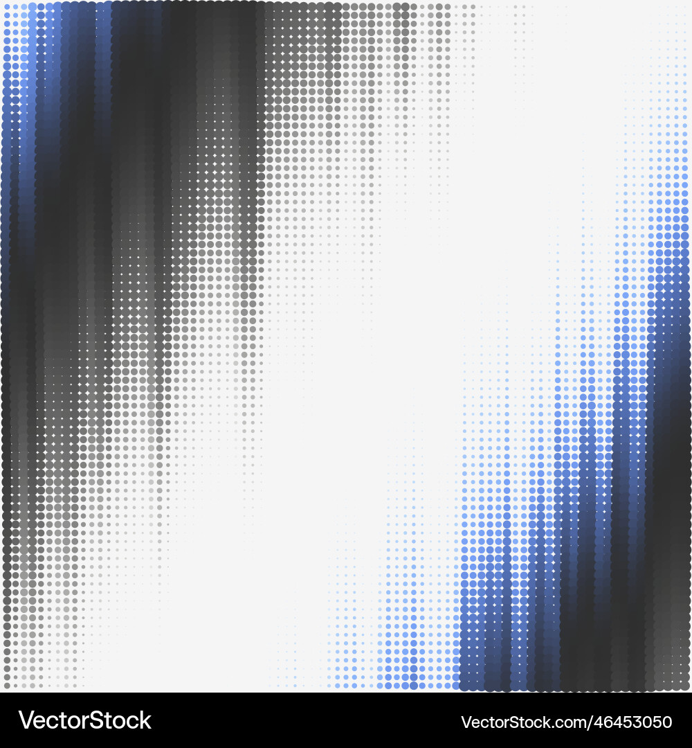 Abstract gradient halftone dots background vector image