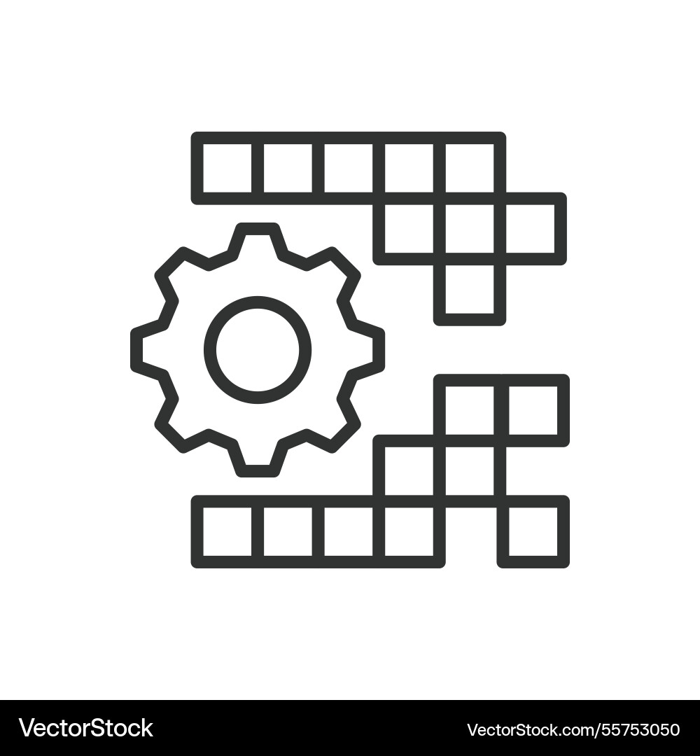 Digitalization icon in line design Digitalization icon in line design Vector Image