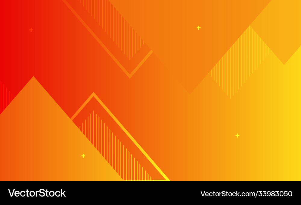 Dynamic Orange Gradient Abstract Background vector image