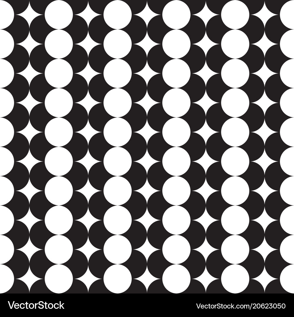Modern repeating seamless pattern of repeat round vector image