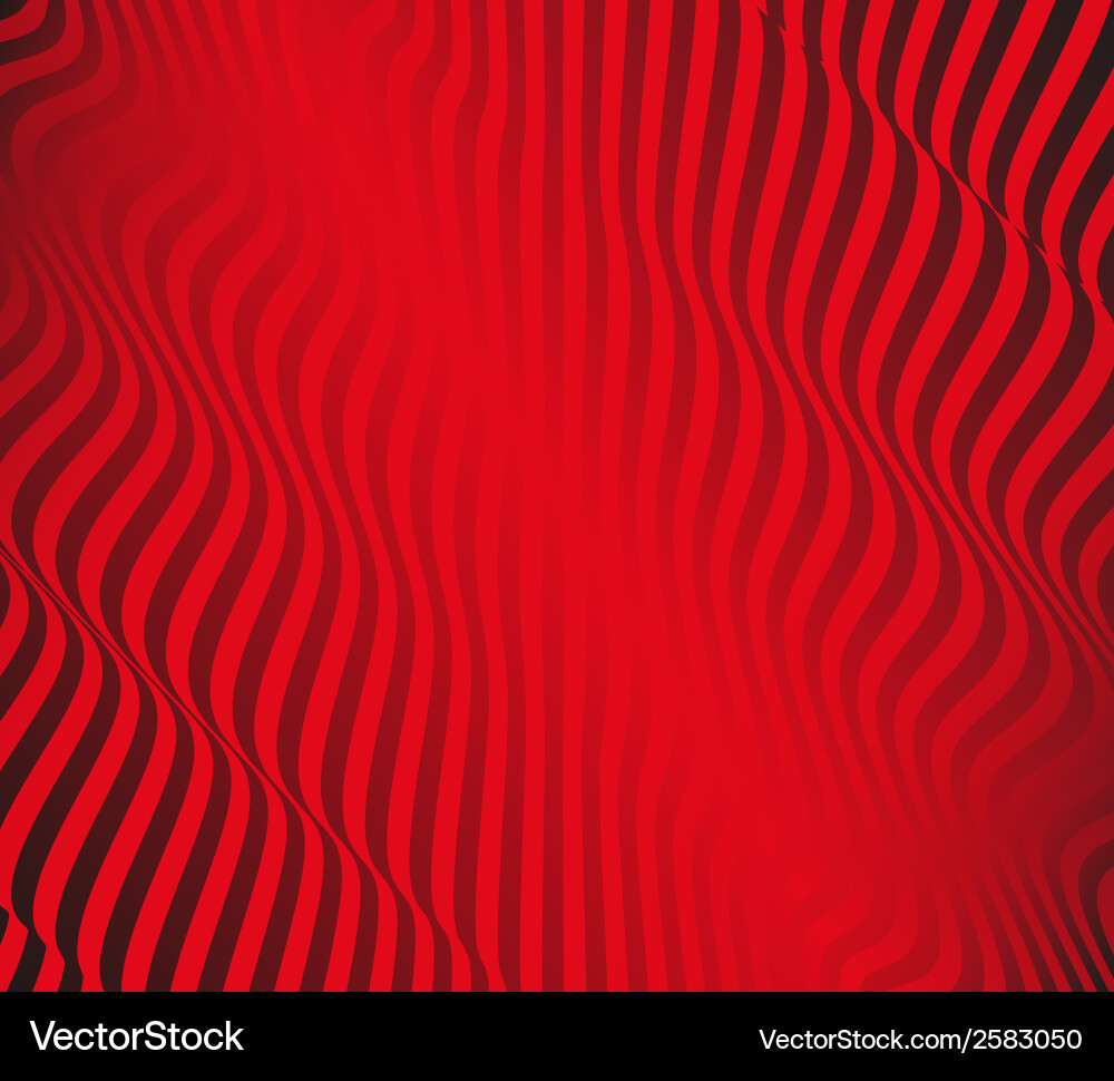 Red background curve line on modern texture patter Red background curve line on modern texture patter vector image