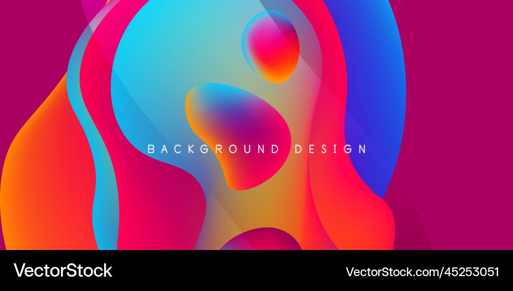 Abstract background fluid bubbles and wave – Royalty-Free Vector ...