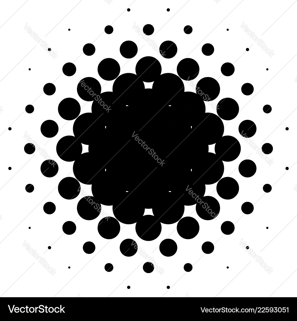 Halftone element circular pattern specks Halftone element circular pattern specks vector image