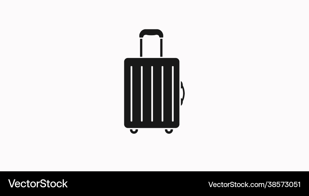 Suitcase Icon - Travel Vector Image