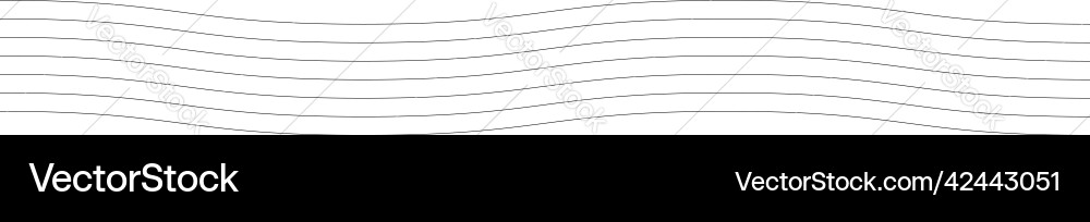 Wavy zig-zag lines stripes element Vector Image