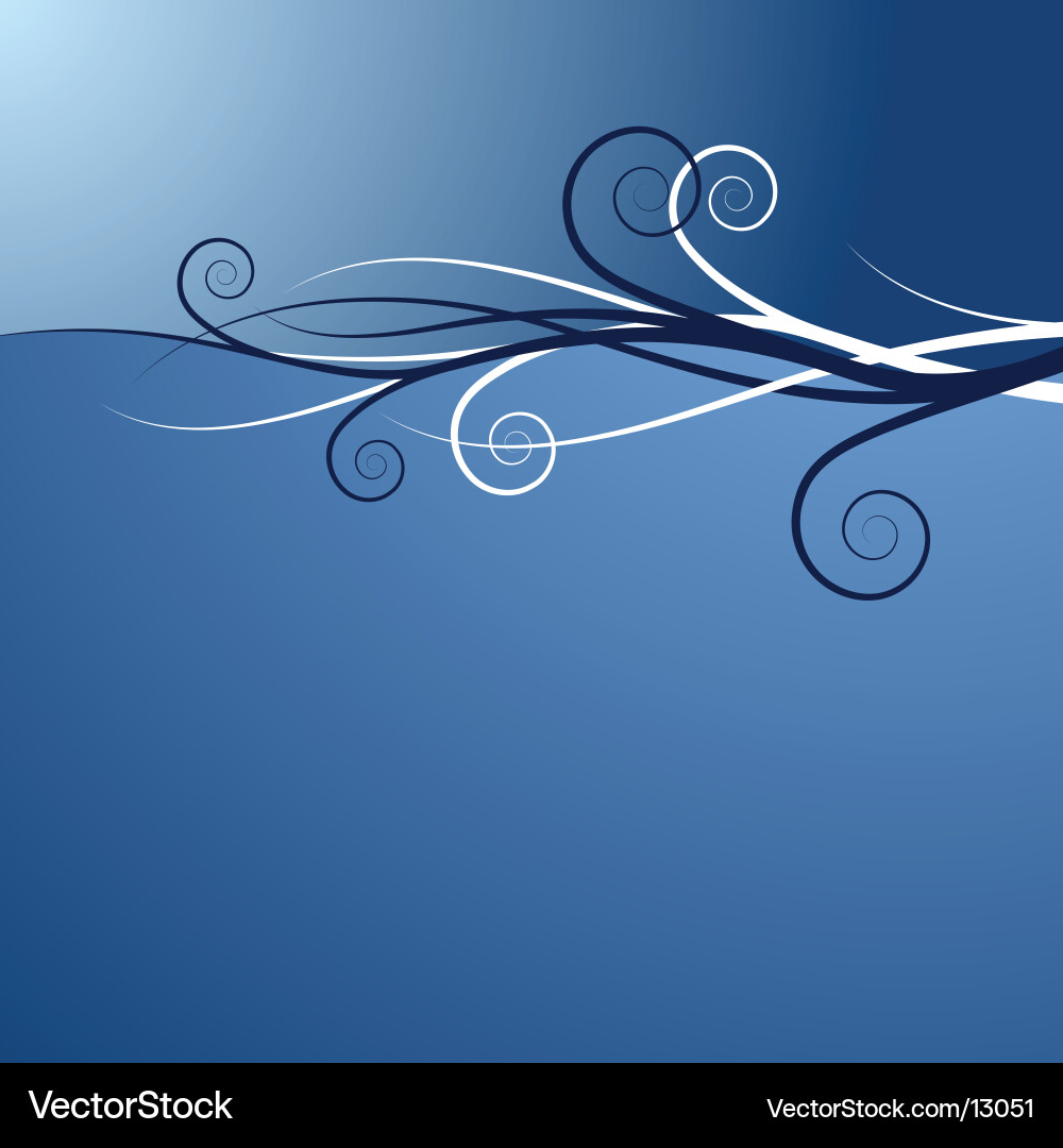 Winter Frost Pattern Vector Image