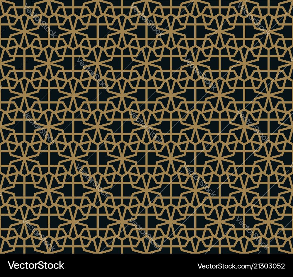 Seamless pattern of intersecting thin gold lines Seamless pattern of intersecting thin gold lines vector image
