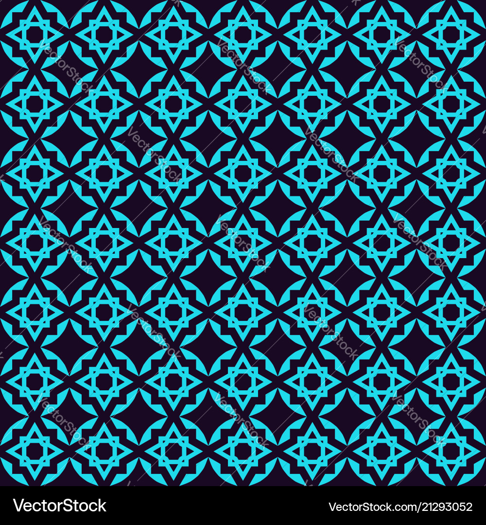 Seamless pattern ornament of lines and curls vector image