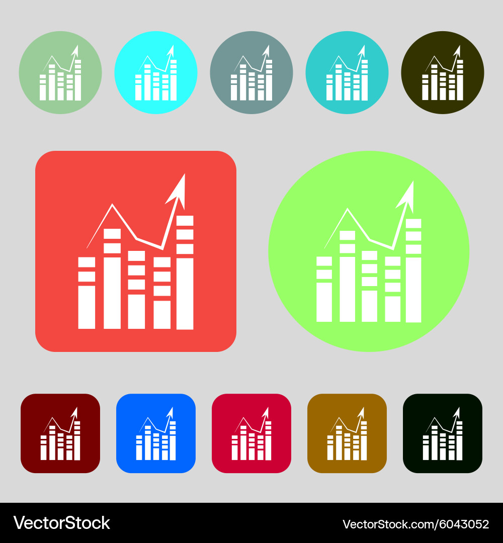 Text file icon add document with chart sign Vector Image