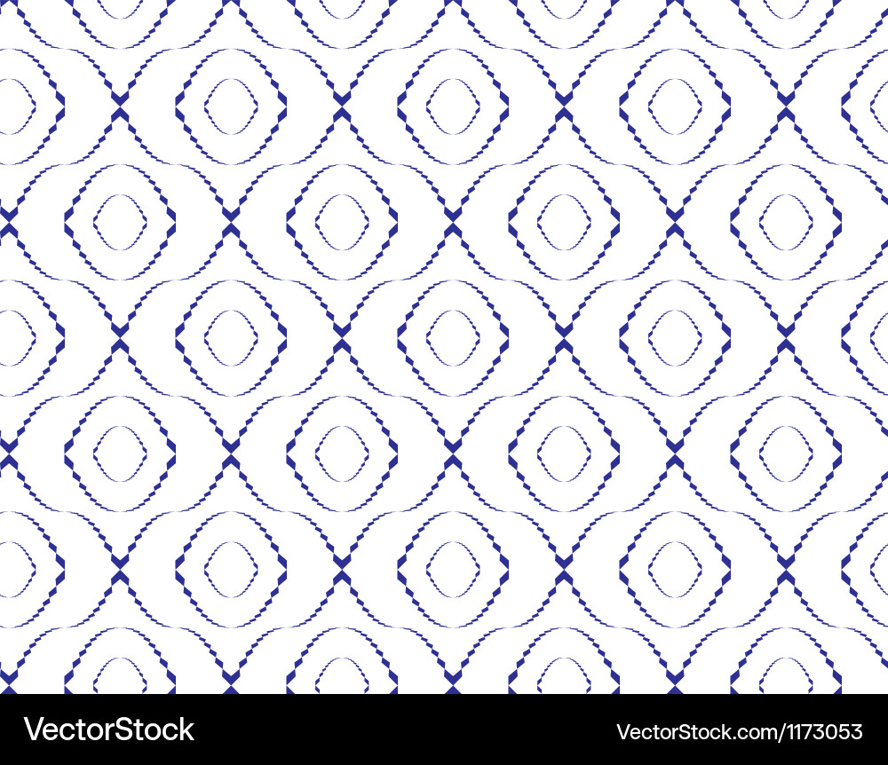Abstract seamless pattern with ellipse-shape figur Vector Image