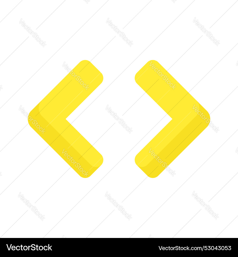 Horizontal resize arrows design Vector Image