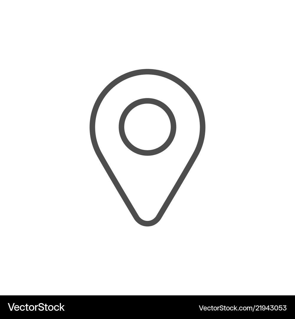 Navigation Pointer-Symbol vektorbild