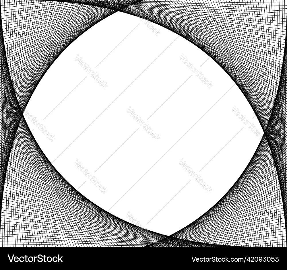Netting intersecting lines grid mesh corners Netting intersecting lines grid mesh corners vector image