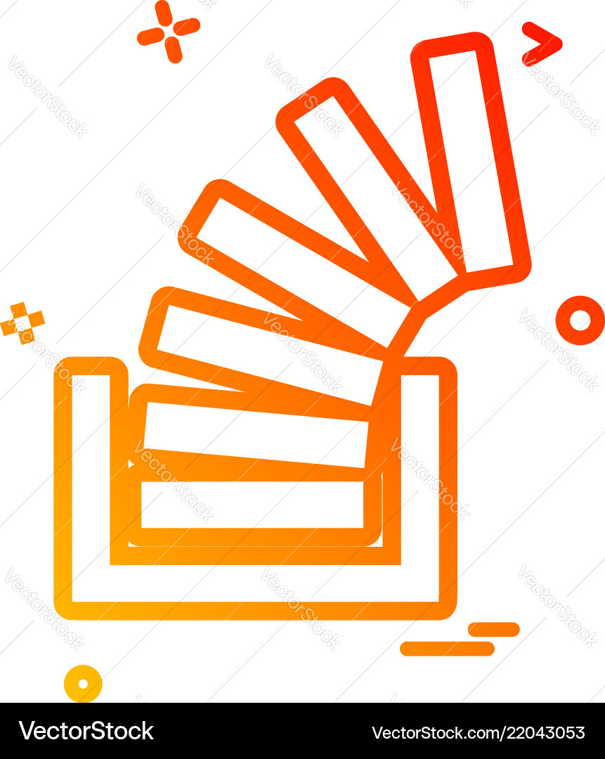 Stackoverflow icon design vector image