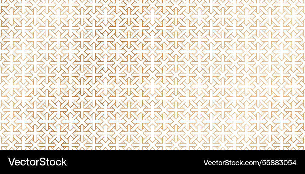 Abstract geometric patterned with lines gold vector image