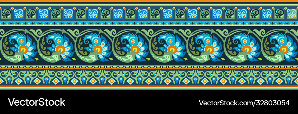 Abstract stripe pattern ornamental background Vector Image