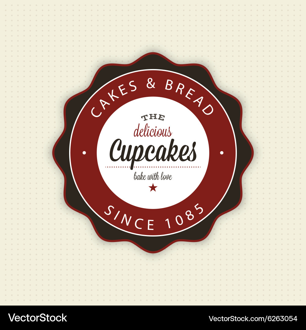 Bakery object Vector Image