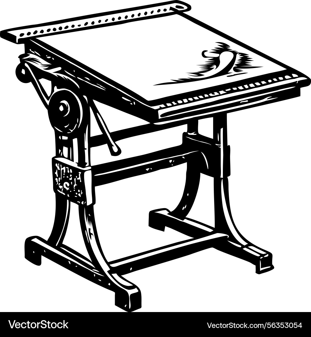 Drafting table Vector Image
