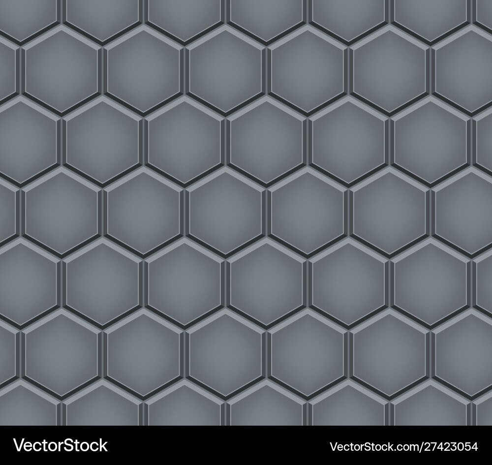 Hexagonal Cobblestone Pattern Vector Image
