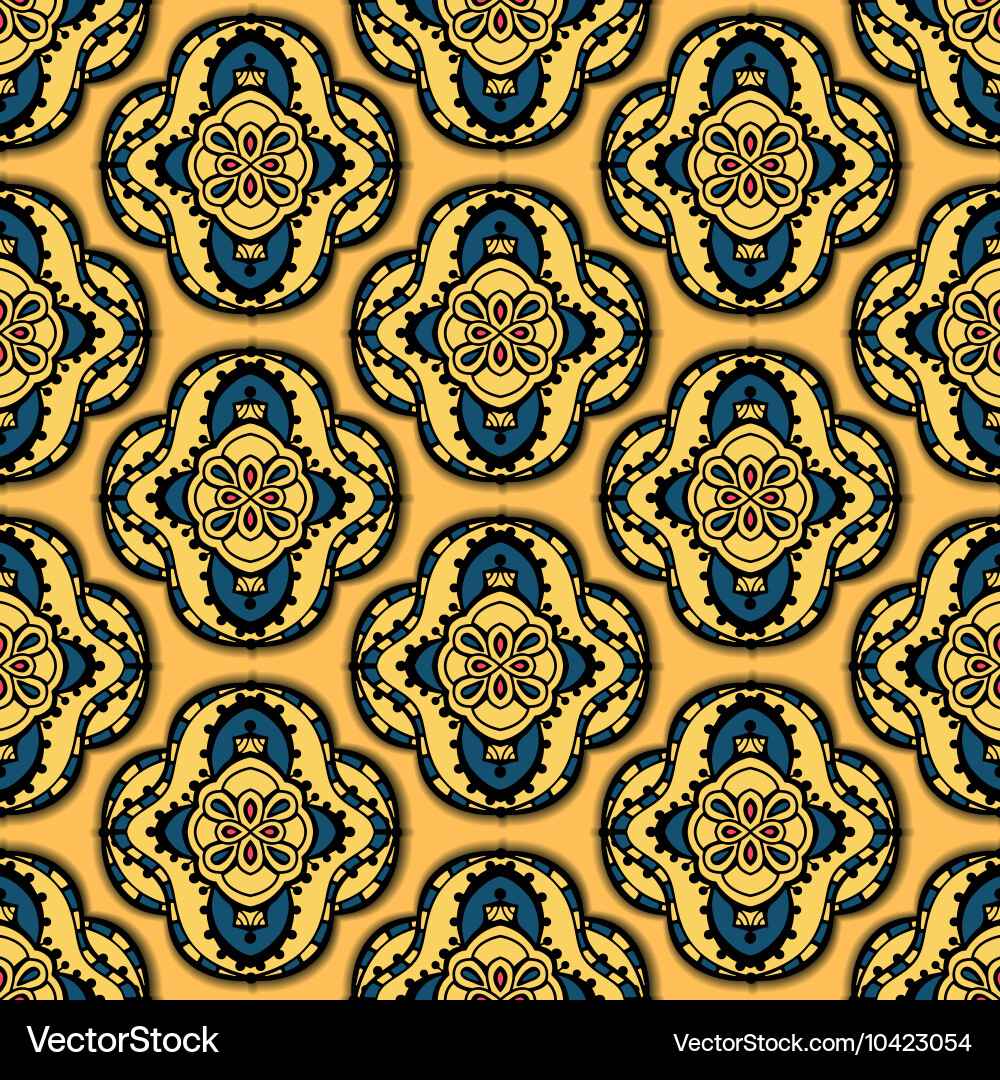 Mandala patterned background Vector Image