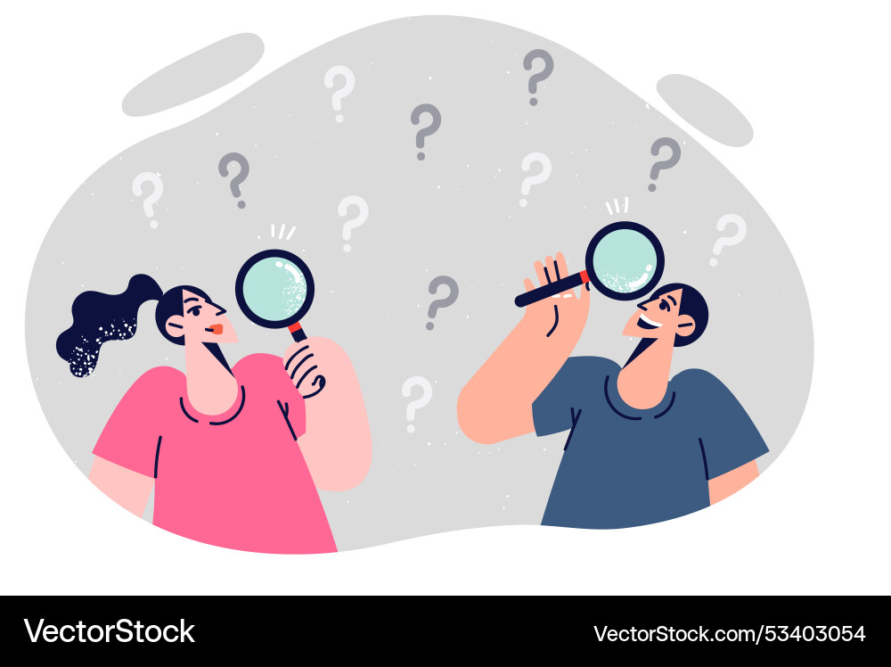 People search for answers to questions using People search for answers to questions using vector image