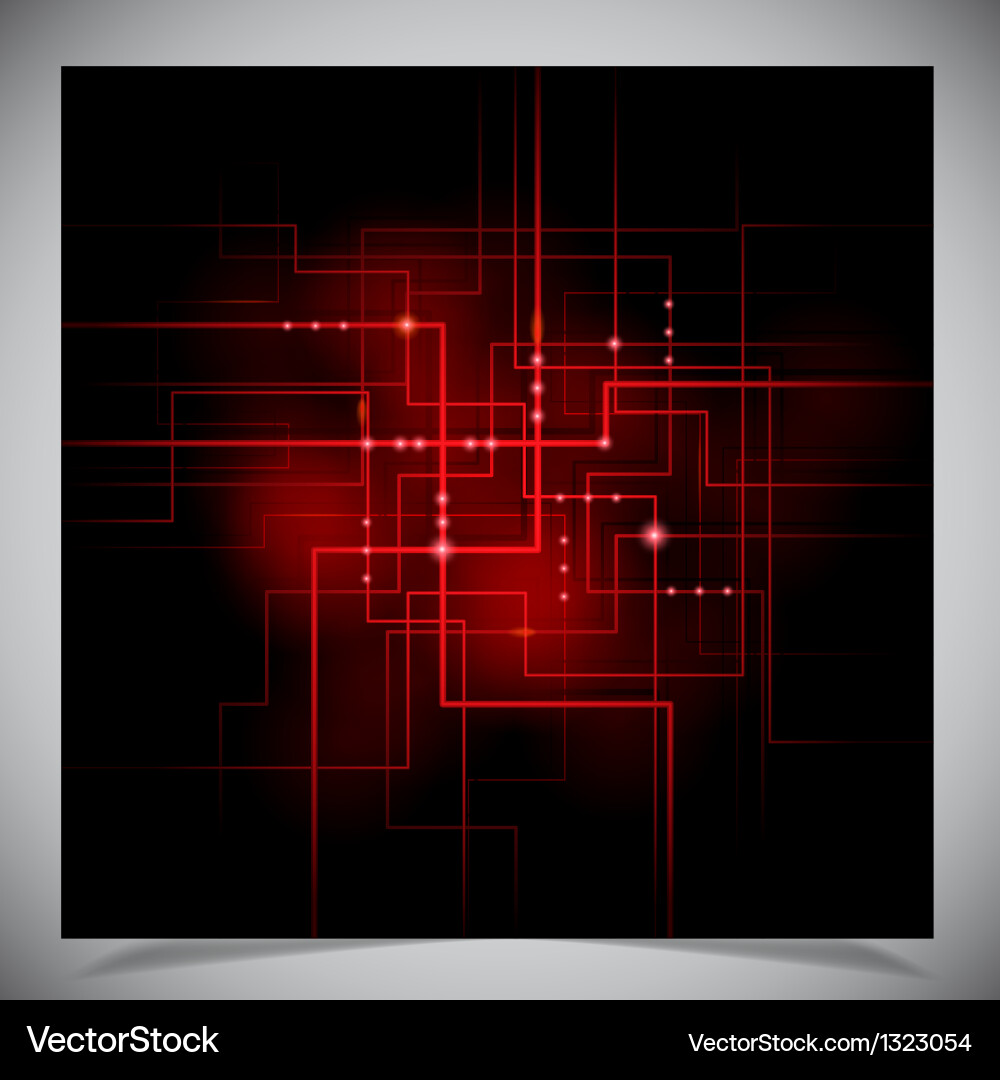 Smooth colorful abstract techno background Vector Image