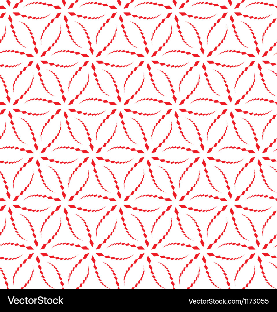 Abstract seamless pattern with star-shape figures vector image