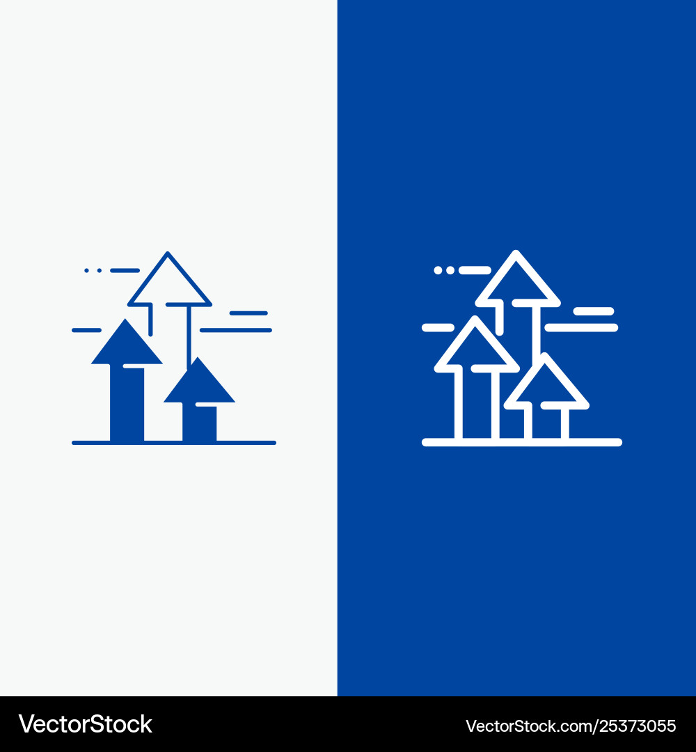 Arrows break breaking forward limits line Arrows break breaking forward limits line vector image