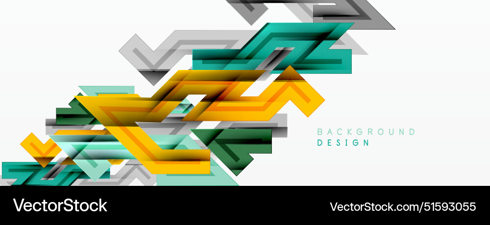 Dynamic lines geometric background Royalty Free Vector Image