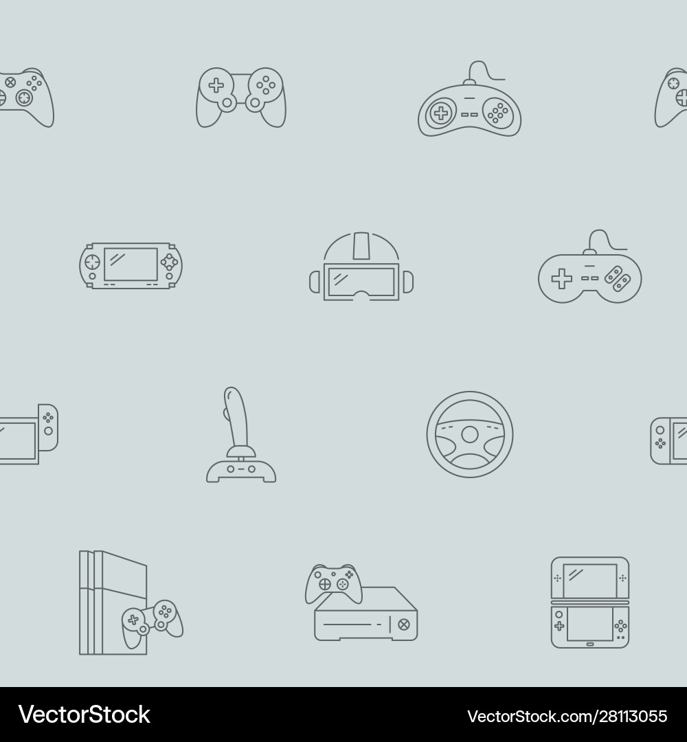 Gamepad and game console background 06 Gamepad and game console background 06 vector image