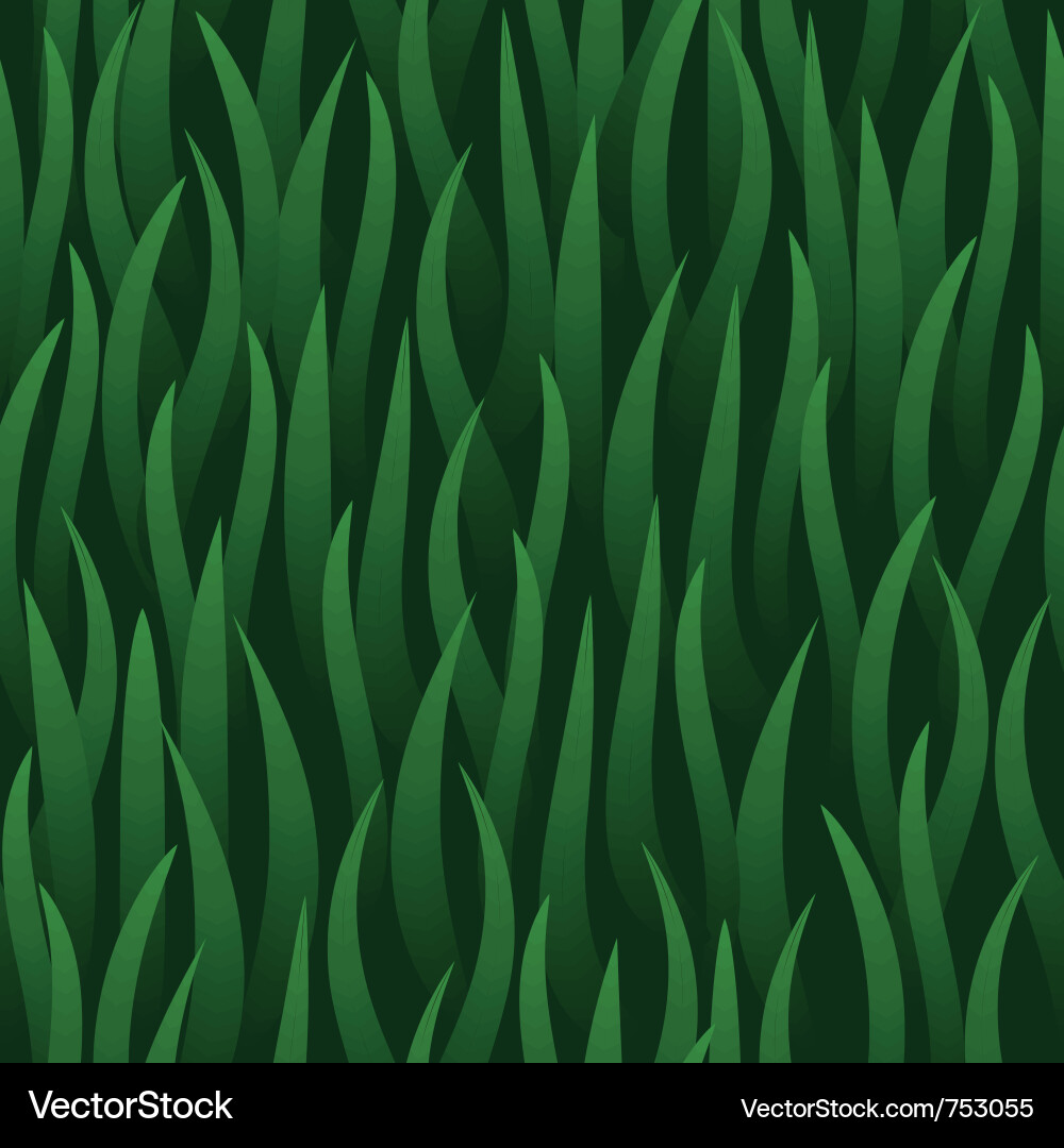 Green Grass Seamless Pattern Royalty Free Vector Image