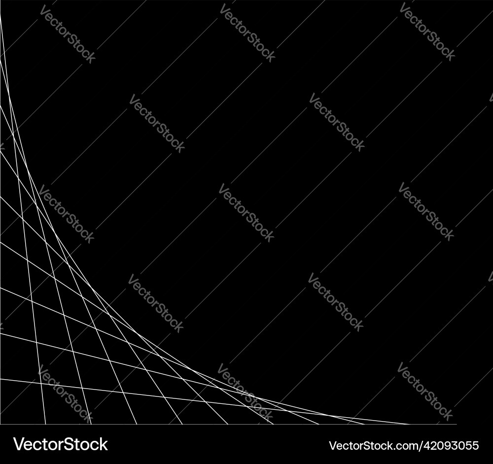 Netting intersecting lines grid mesh corners Netting intersecting lines grid mesh corners vector image