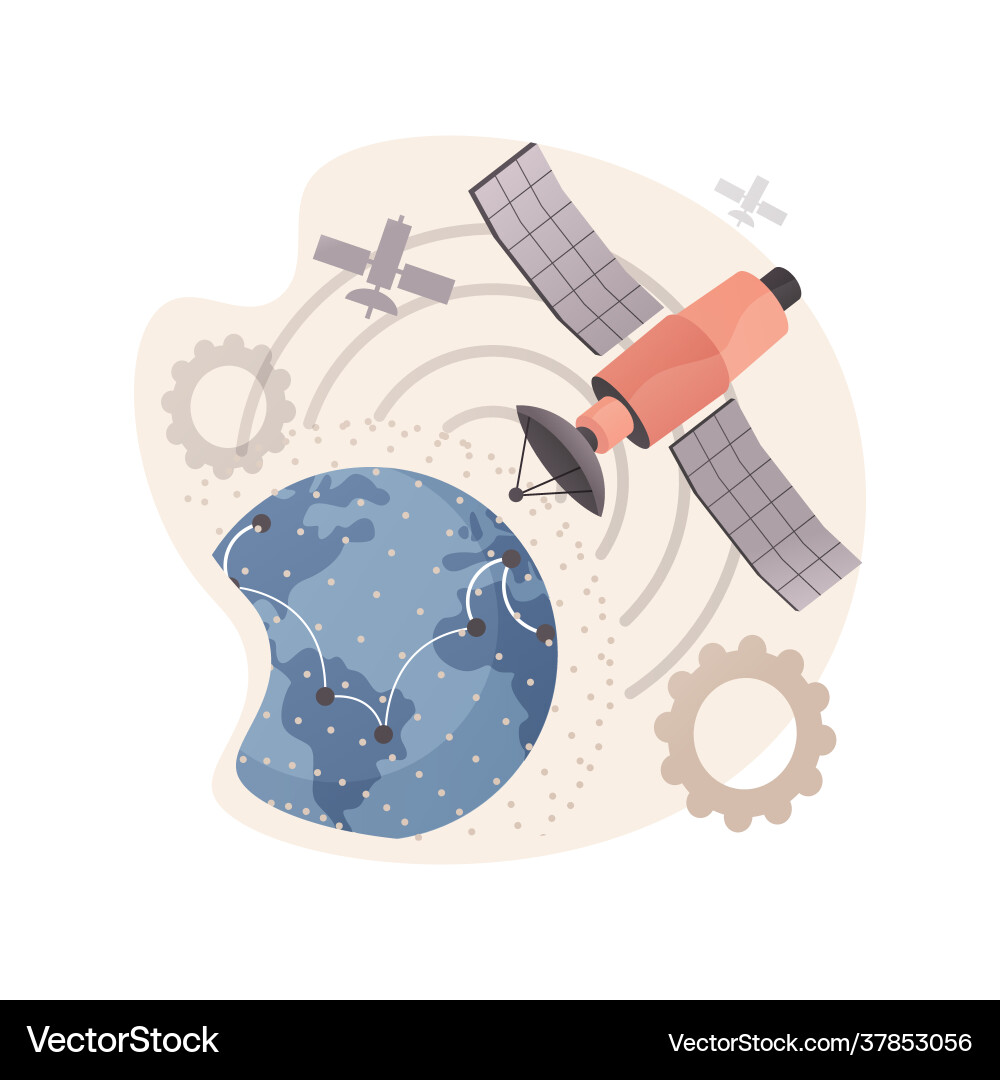 Global network connection abstract concept Global network connection abstract concept vector image