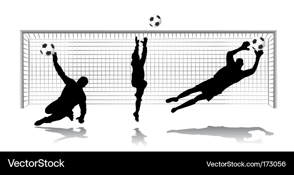 Goal keeper Royalty Free Vector Image - VectorStock