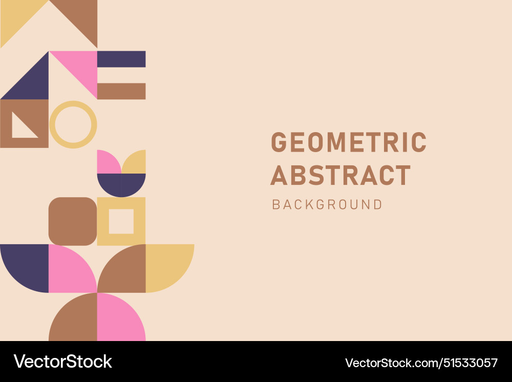 Abstract background with geometric shape texture vector image