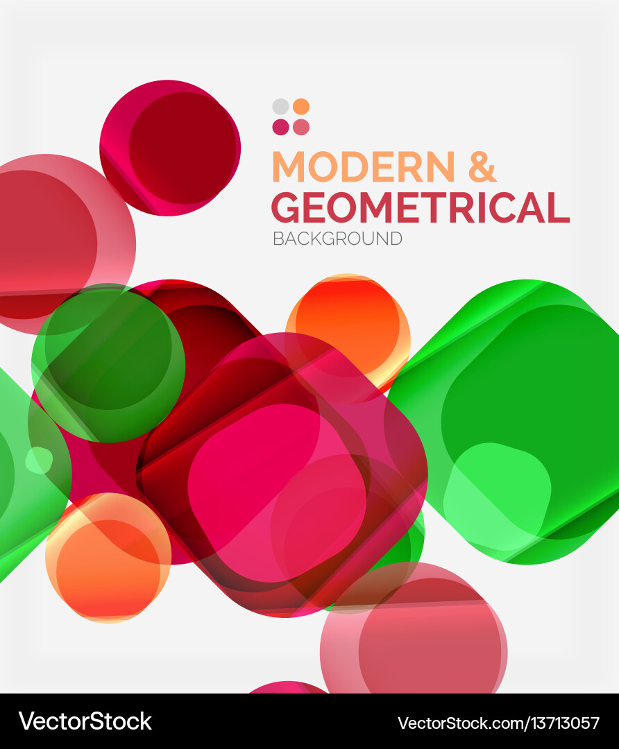 Color glossy squares with round angles Vector Image
