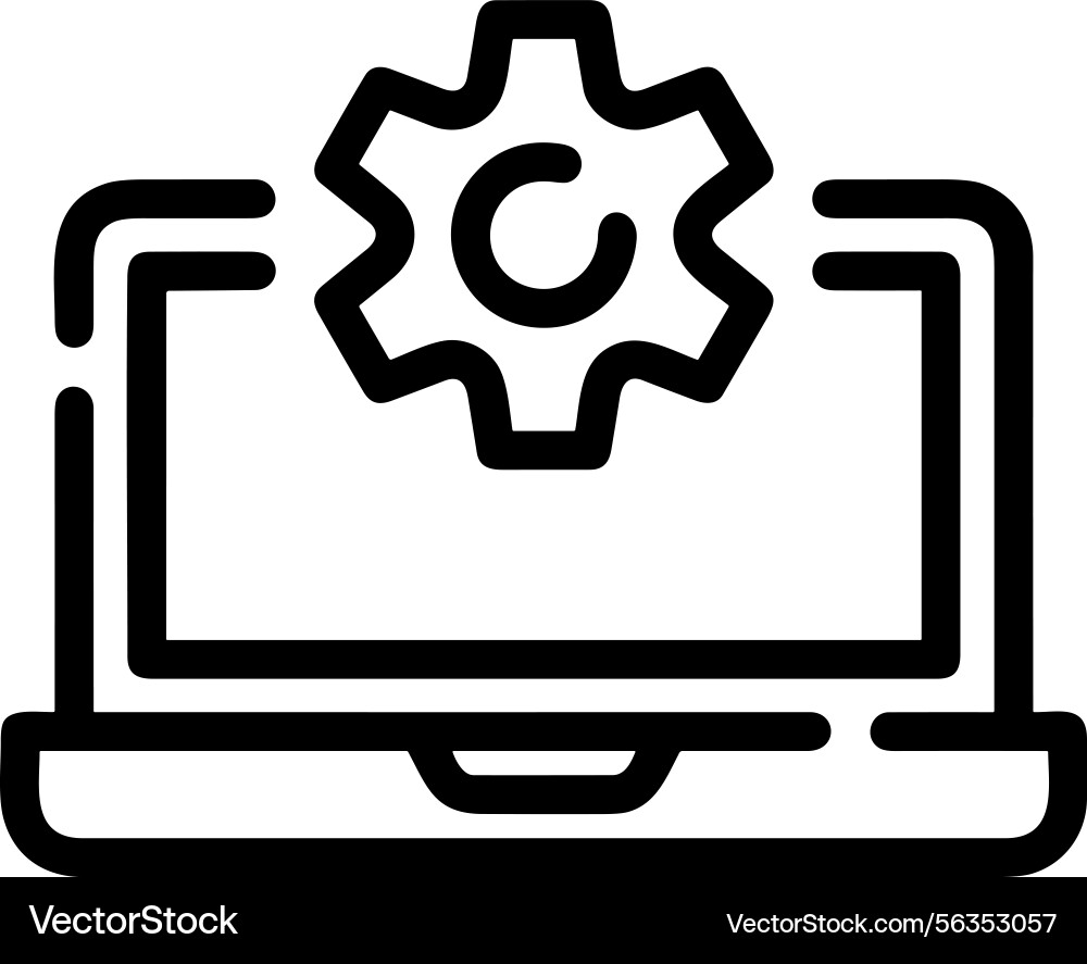 Computer icon symbol image Computer icon symbol image Vector Image