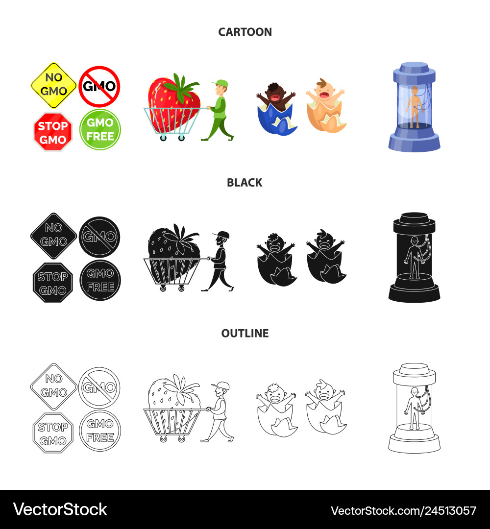 Isolated object of test and synthetic logo Isolated object of test and synthetic logo vector image