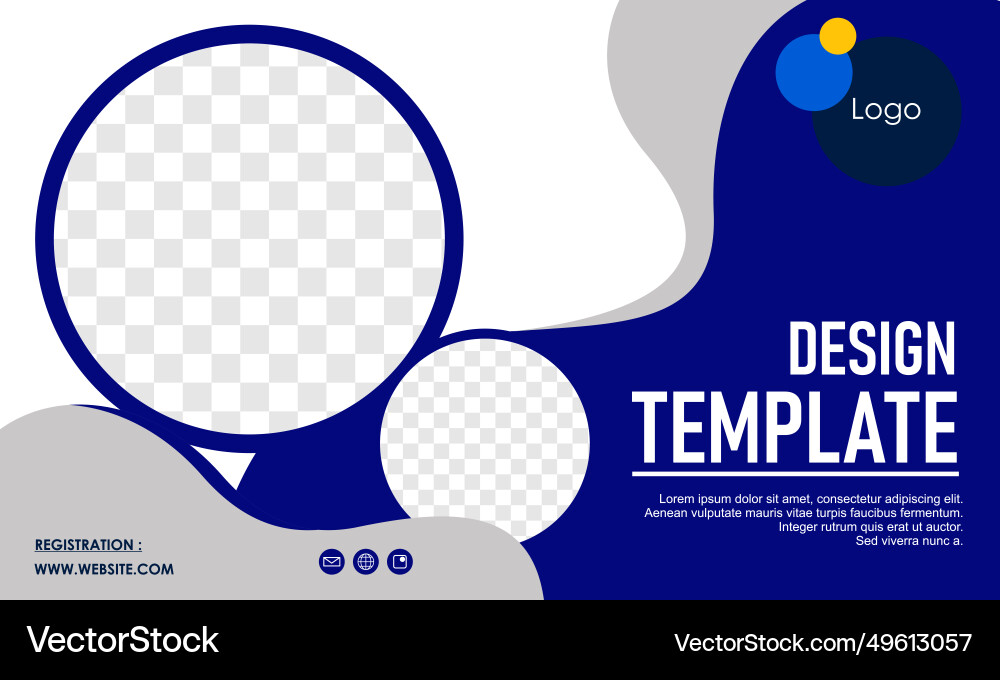Presentation and slide layout background Presentation and slide layout background Vector Image