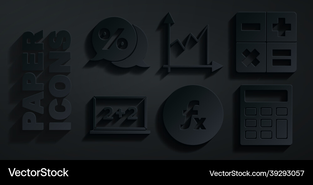 Set function mathematical symbol calculator Set function mathematical symbol calculator vector image