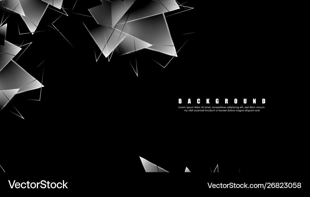Abstract background with glowing triangles Abstract background with glowing triangles vector image