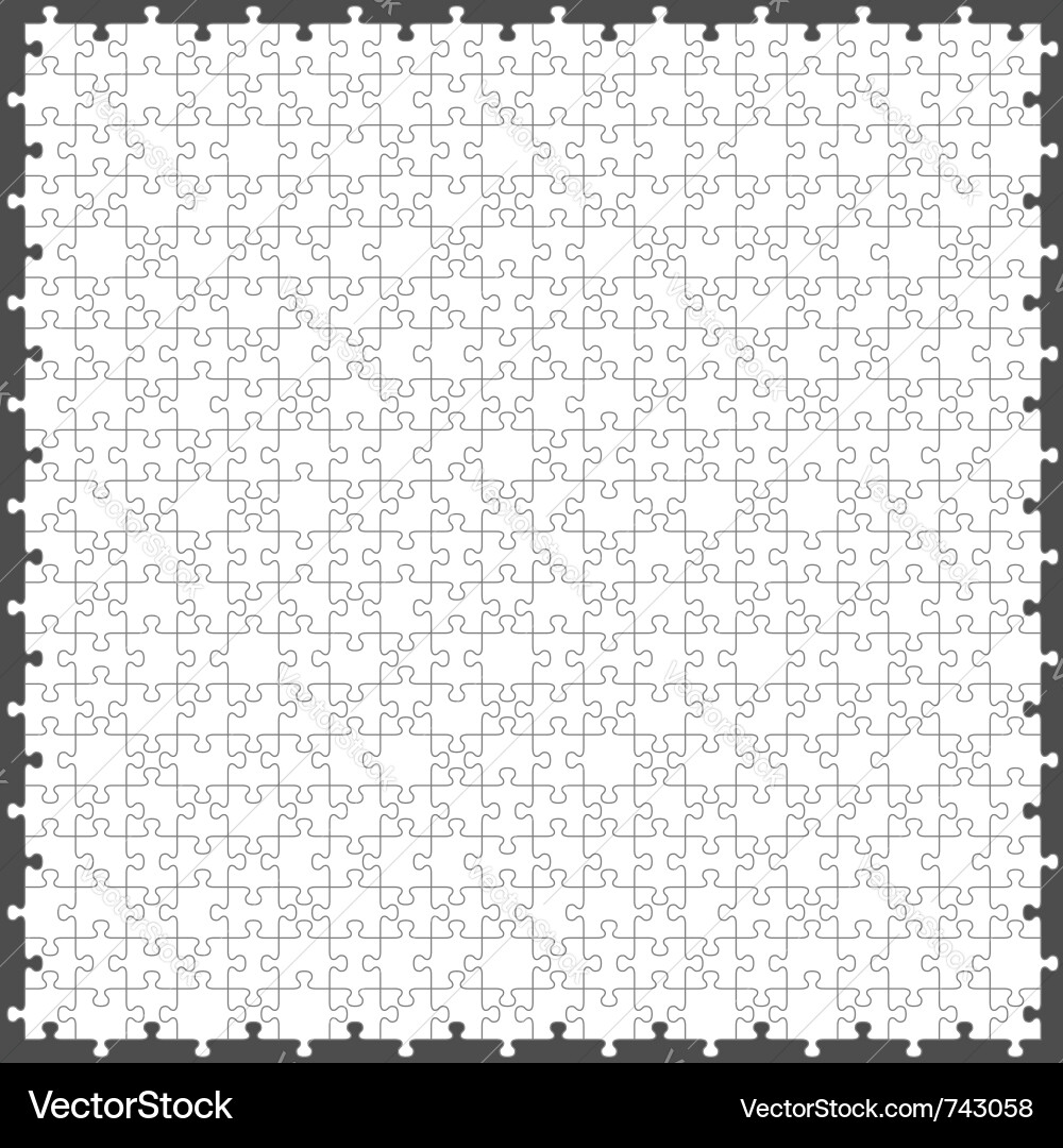 Abstract Jigsaw Puzzle Background vector image