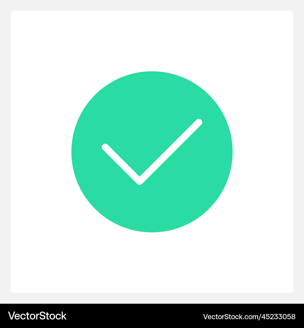 Active verify button ui element template Active verify button ui element template vector image